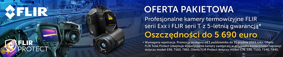 Oszczędności do 5690 euro przy zakupie kamer FLIR z serii E i T